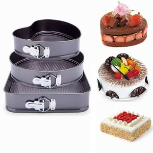 3-Piece Springform Cake Pan Set