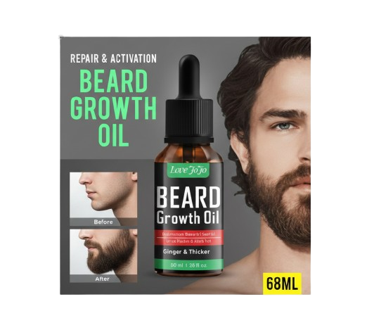 Beard Growth Oil - Grow a Strong, Thick & Healthy Beard