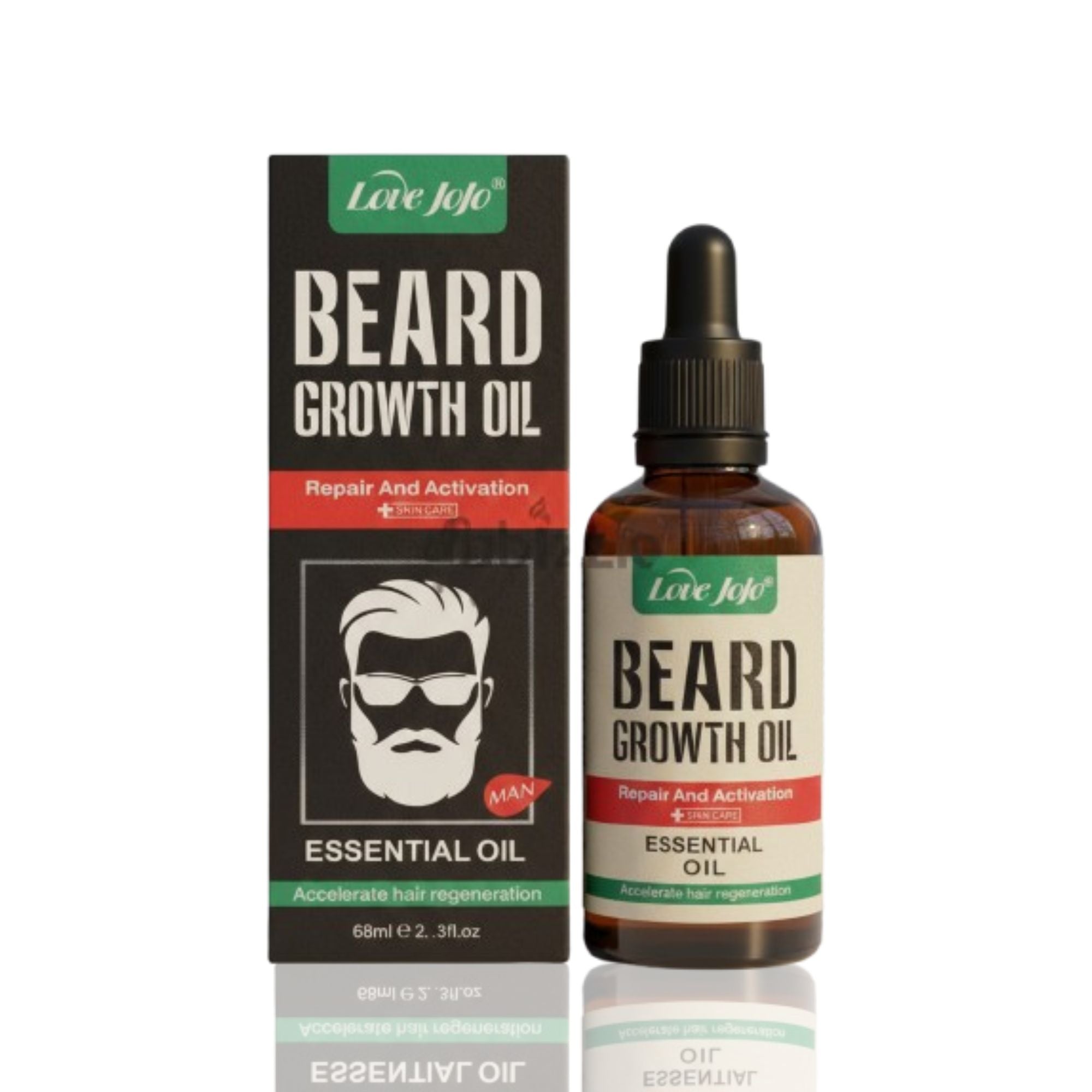 Beard Growth Oil - Grow a Strong, Thick & Healthy Beard